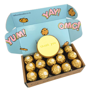 Chocolate and Cookie Gift Boxes with Celebration Box and Hello & Cookie. Delivery NZ Wide and Auckland Same Day, 7 Days a Week