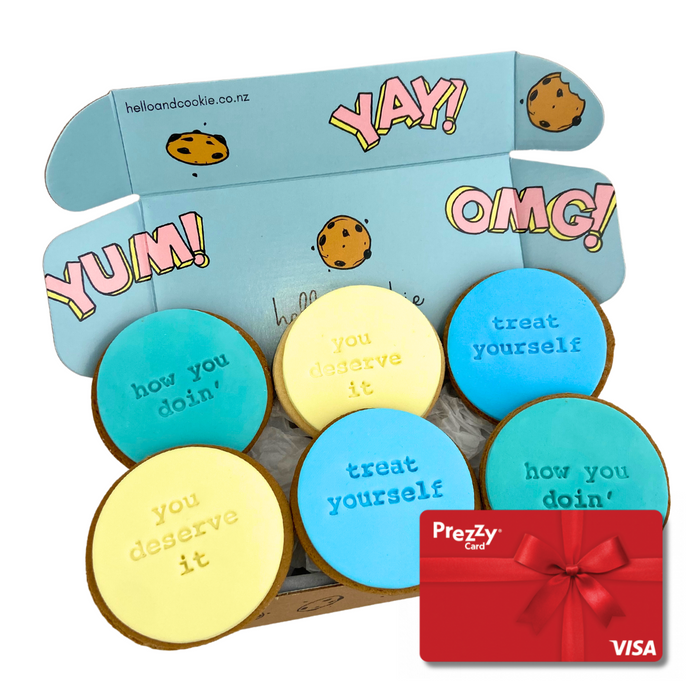 For Him Cookie Gift Box With Visa Prezzy Card | Hello & Cookie NZ