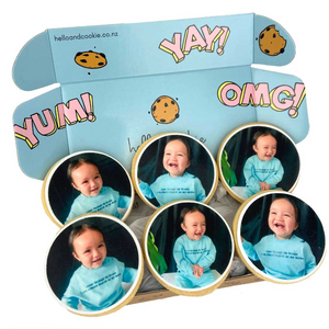 Photo Cookie 6 Pack Gift Box